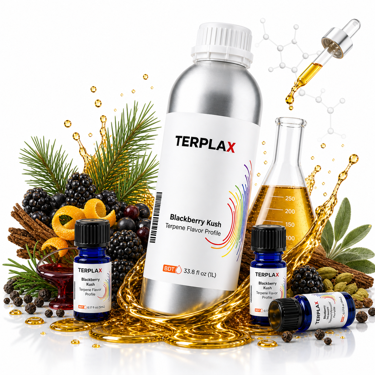 Blackberry Kush terpene profile scene