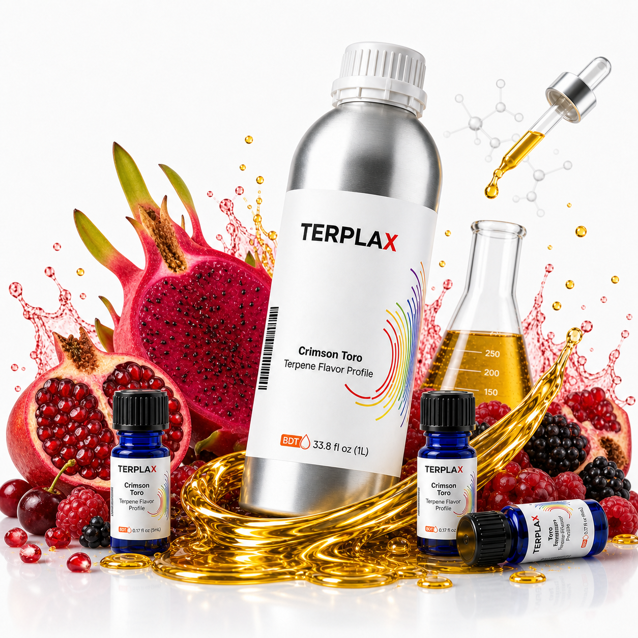 Crimson Toro terpene profile scene