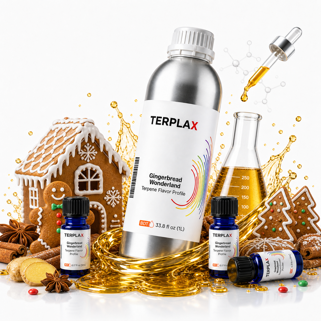 Gingerbread Wonderland terpene profile scene