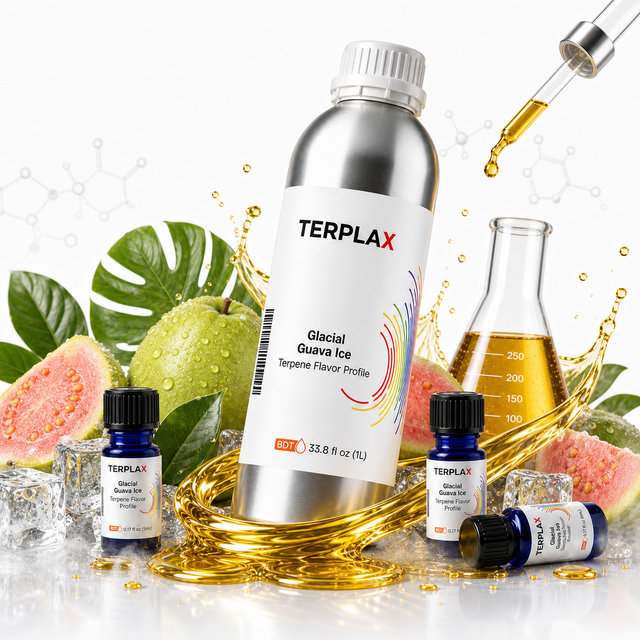 Glacial Guava Ice terpene profile scene