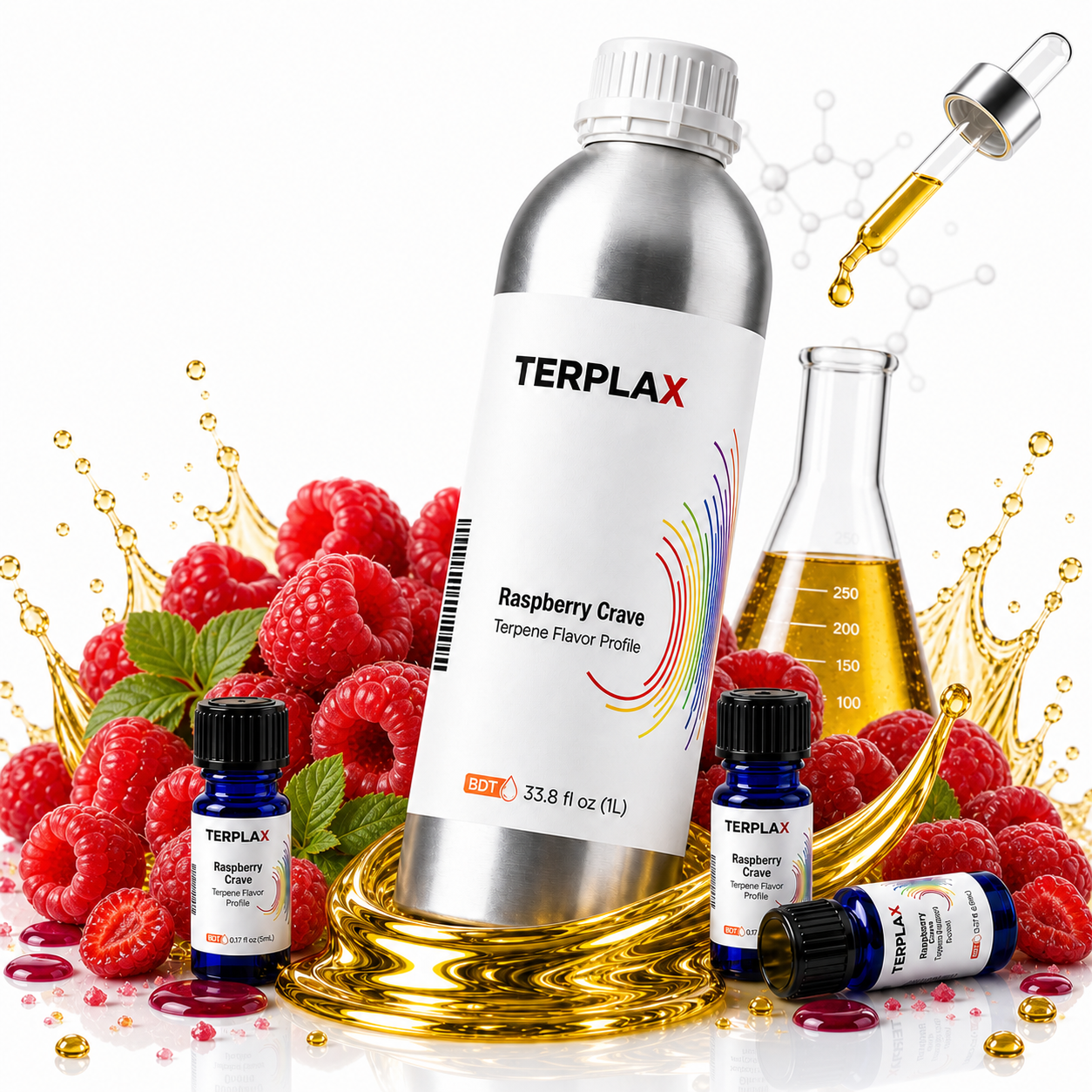 Raspberry Crave terpene profile scene