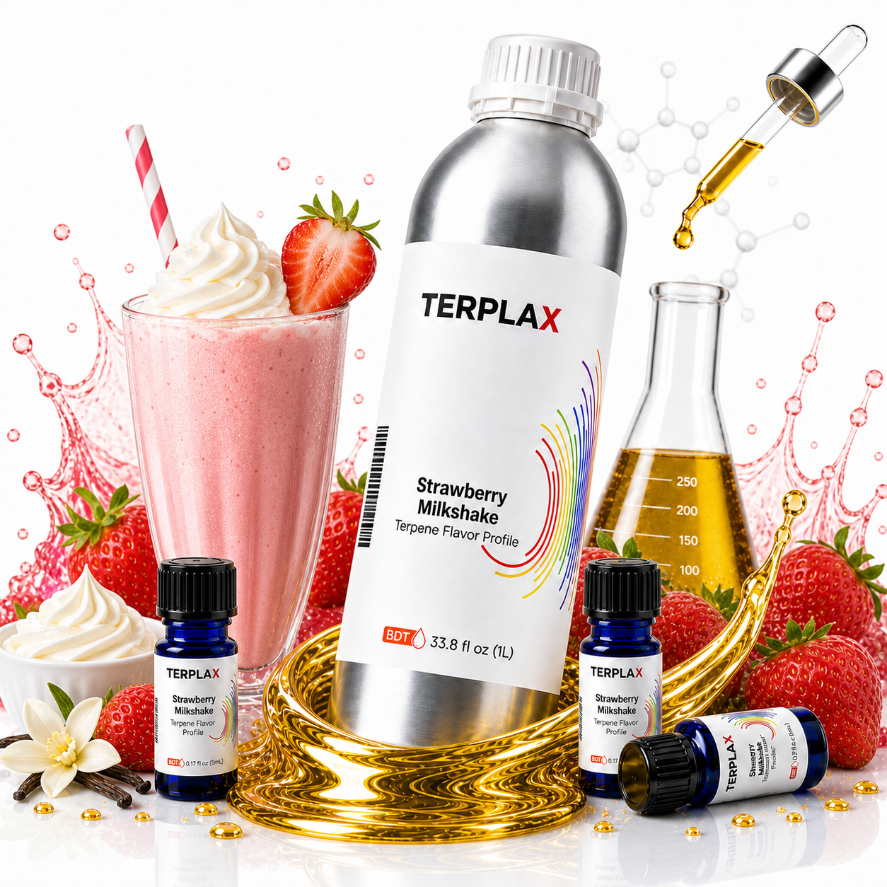 Strawberry Milkshake terpene profile scene