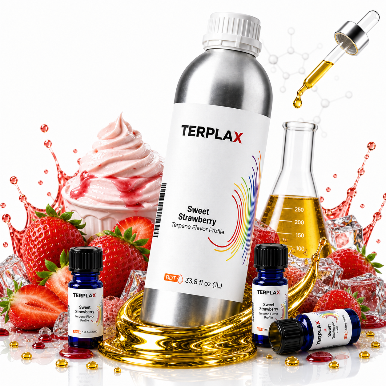 Sweet Strawberry terpene profile scene