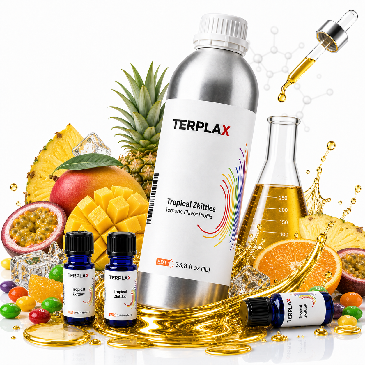 Tropical Zkittles terpene profile scene