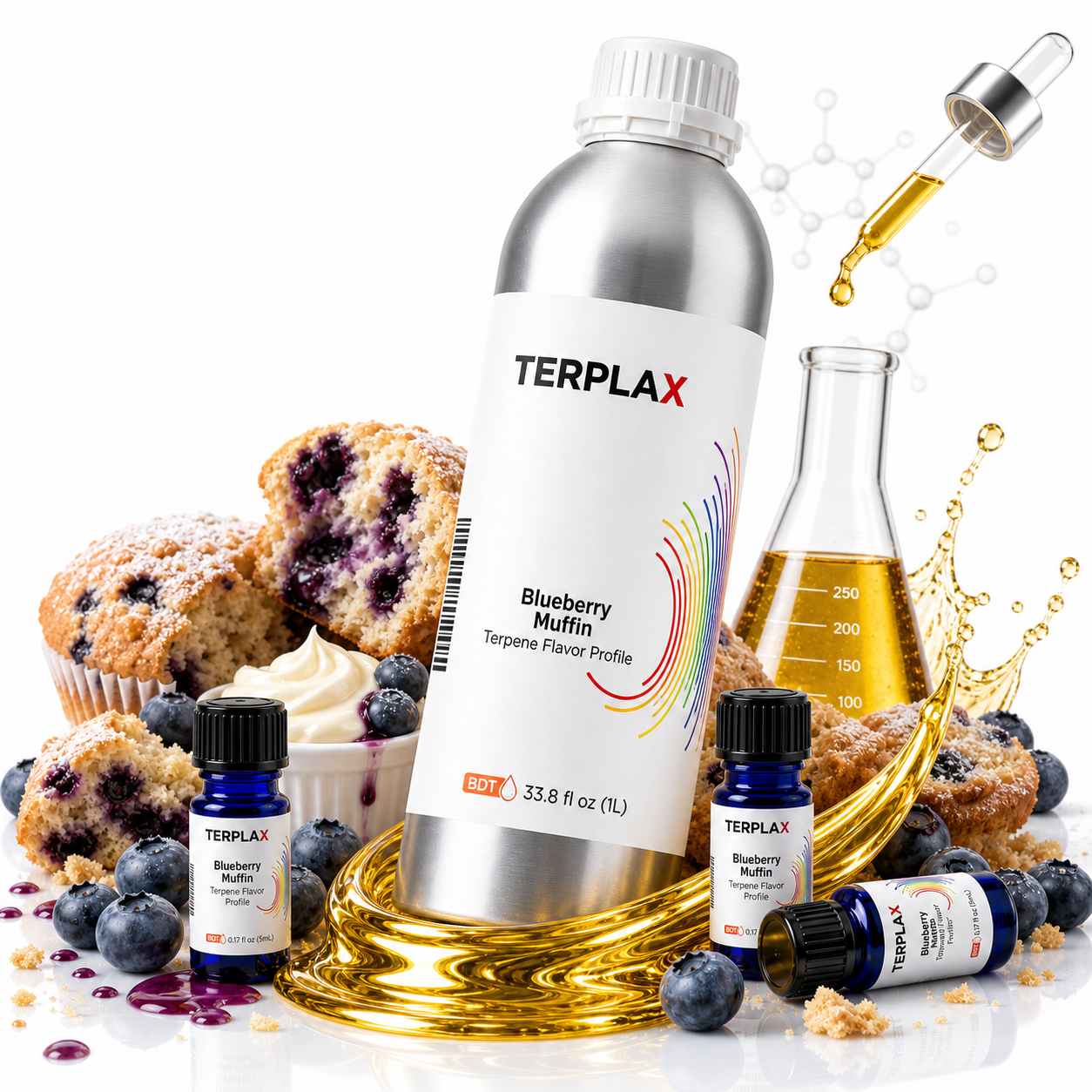 Blueberry Muffin terpene profile scene