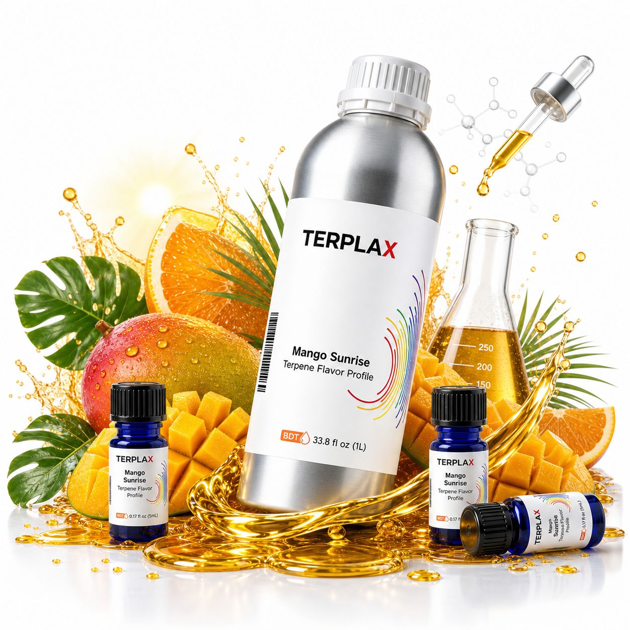 Mango Sunrise terpene profile scene