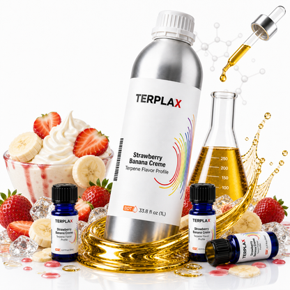 Strawberry Banana Creme terpene profile scene