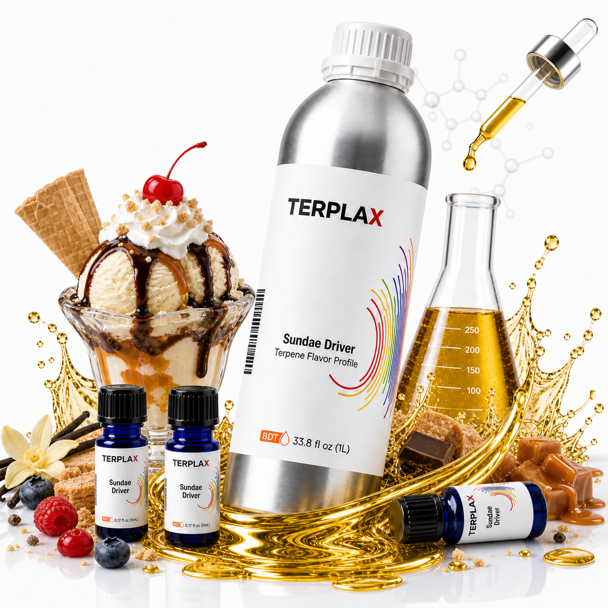 Sundae Driver terpene profile scene