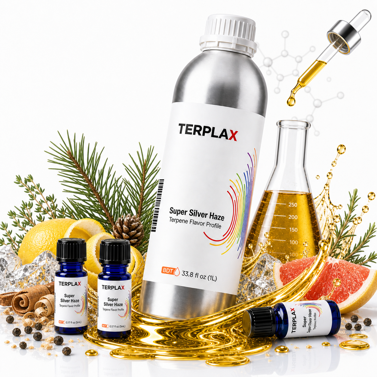 Super Silver Haze terpene profile scene