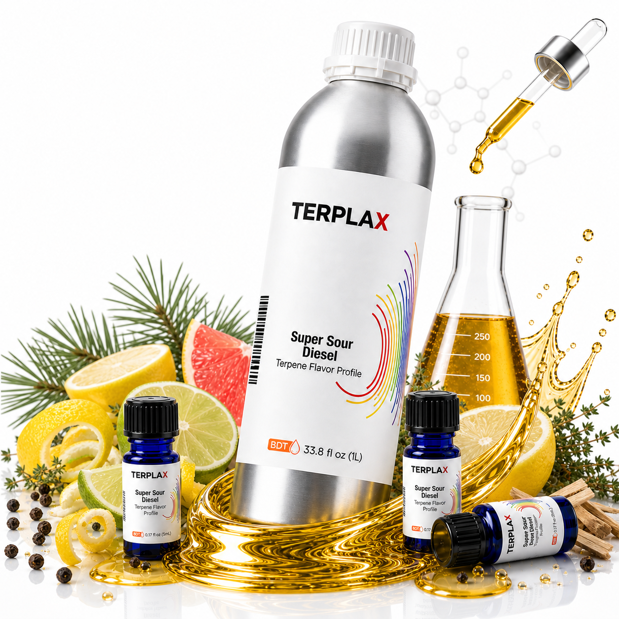 Super Sour Diesel terpene profile scene