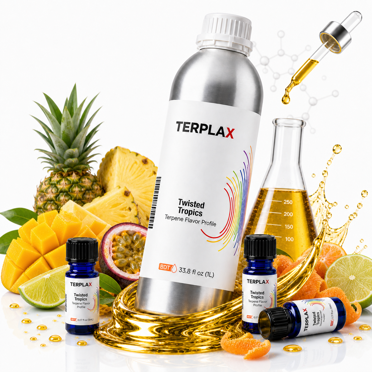 Twisted Tropics terpene profile scene
