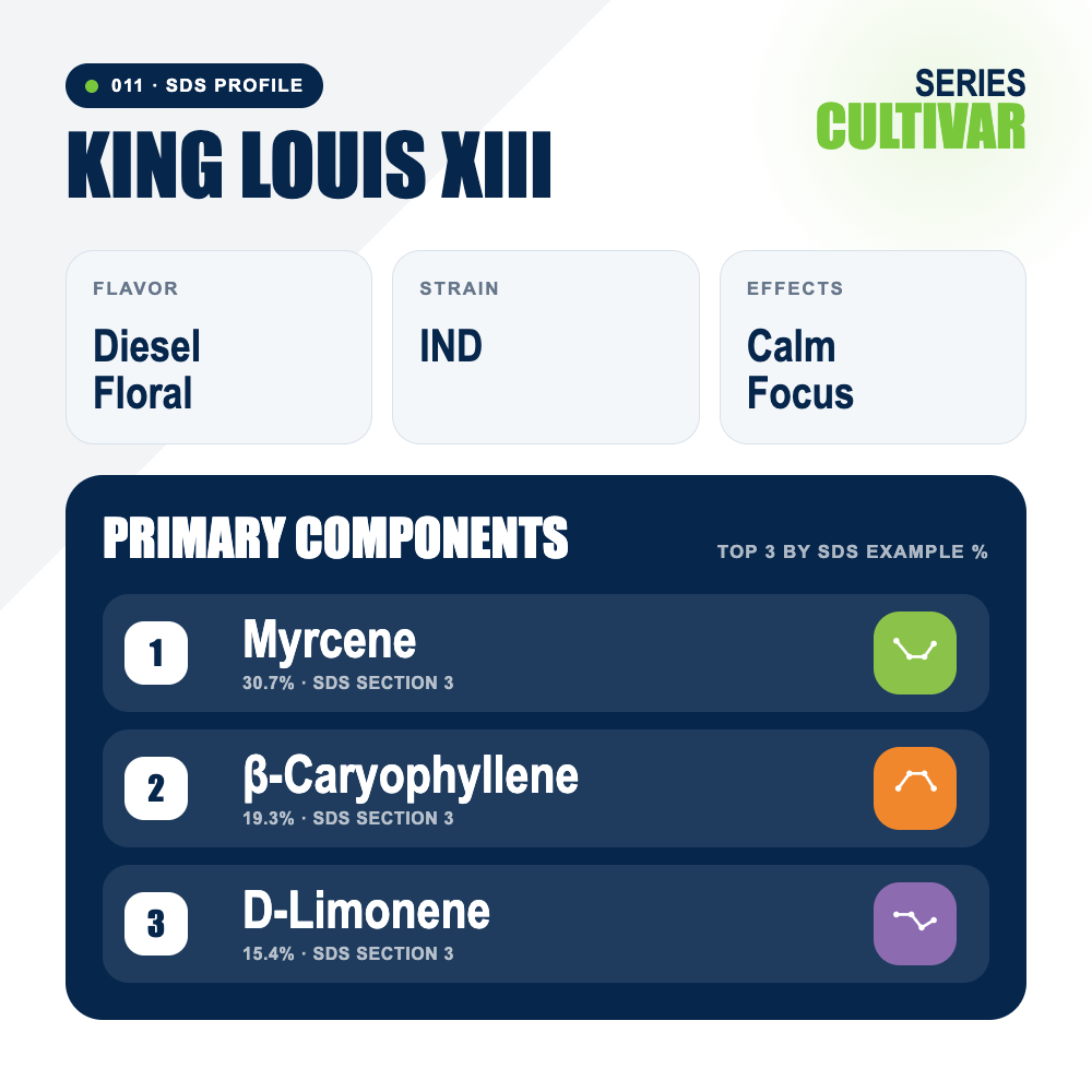 King Louis XIII top profile