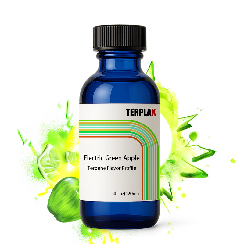 Electric Green Apple Terpene Blend â€?Sharp Sour Apple with a Zesty Voltage Kick