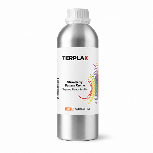 TERPLAX Strawberry Banana Creme 0164 BDT 1L bottle on white background