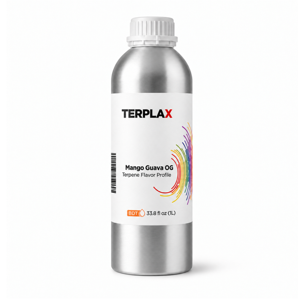 TERPLAX Mango Guava OG #0218 — 1L 白底图